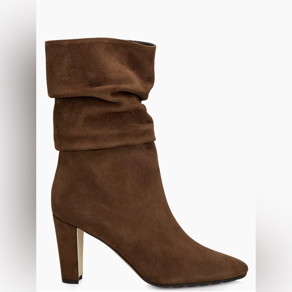 Manolo Blahnik - Calasso 90MM Suede Slouch Boots - NIB - 37